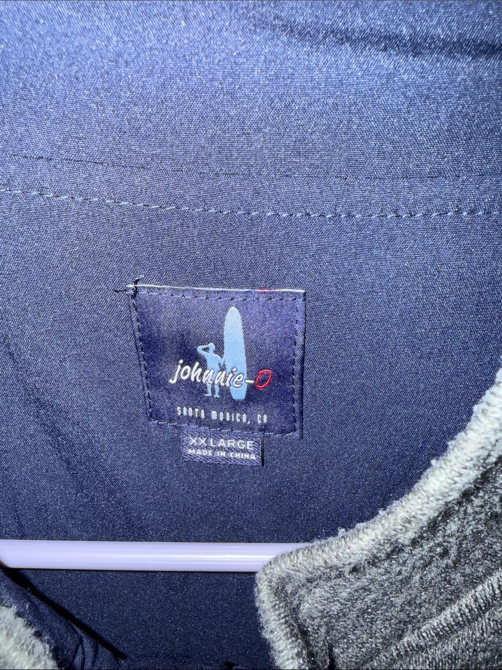 johnnie-O‎ Gray Full-Zip Fleece Vest with TPC Colorado Embroidery